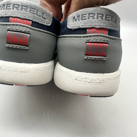 Merrell Men's Dark Blue and Red Loafers - Picture 4 of 9